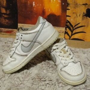 Nike White and Gray Casual Sneakers